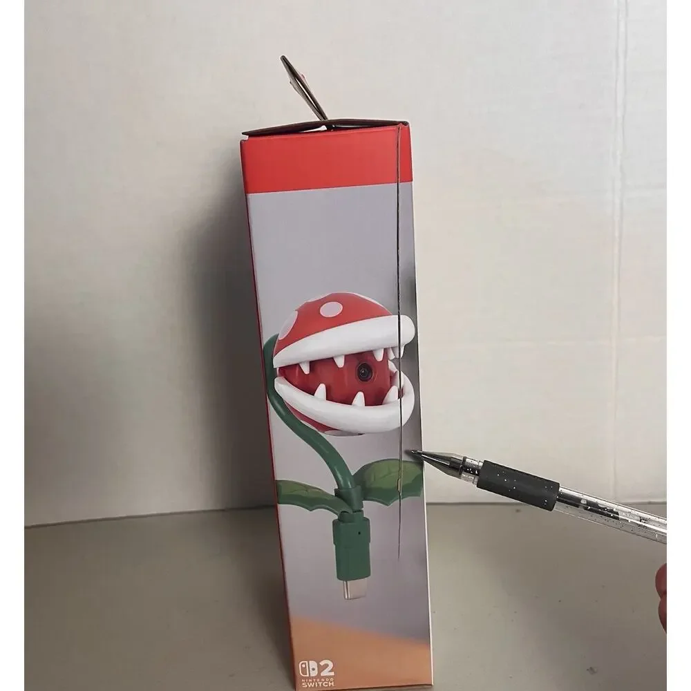 Hori Super Mario Piranha Plant Camera for Nintendo Switch 2 Box Imperfection